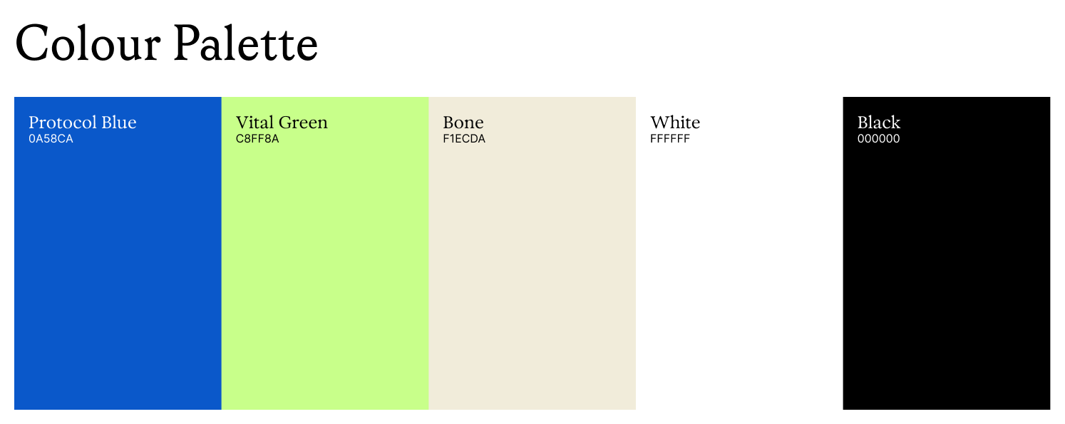 Aeterna colour palette