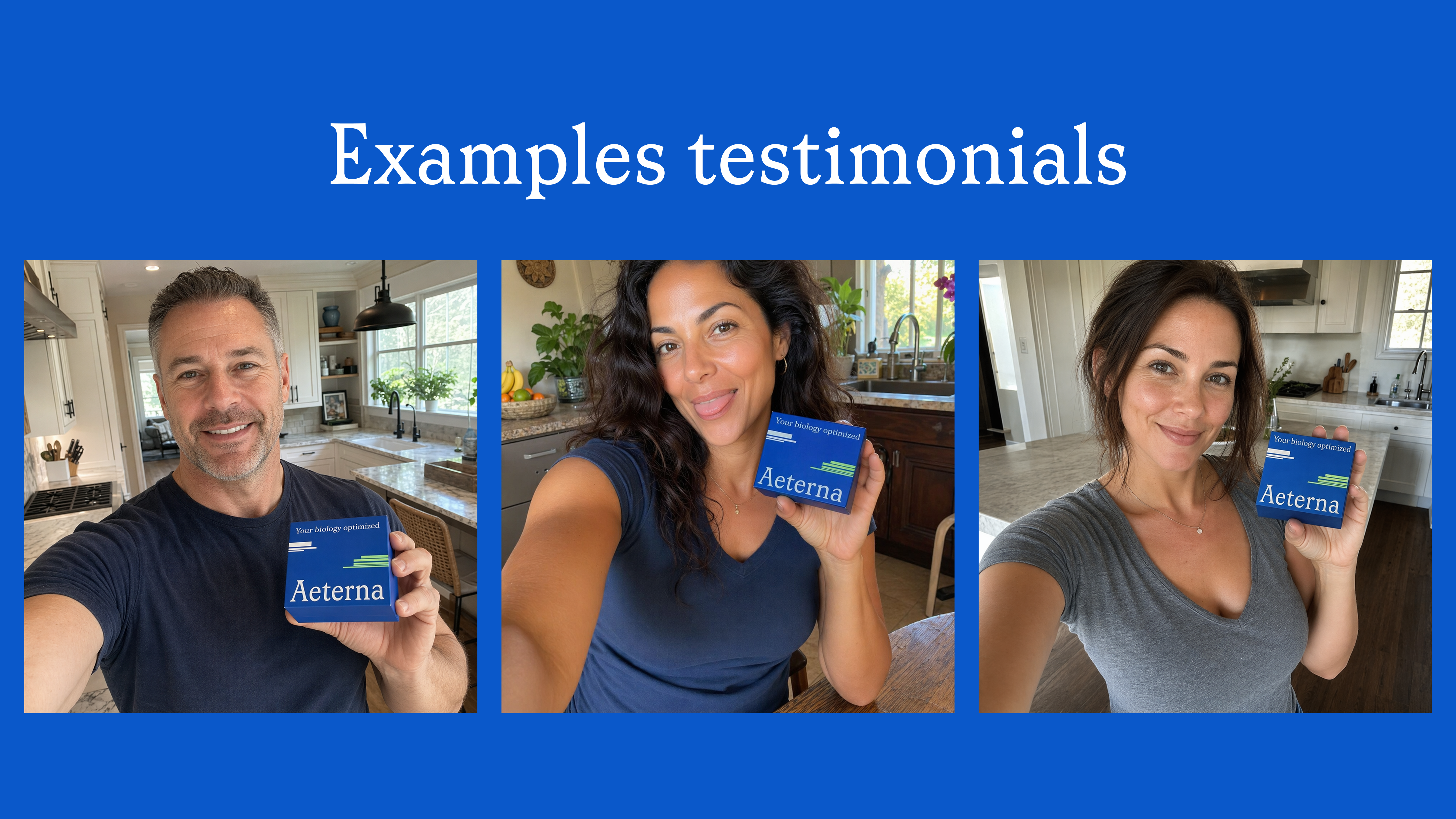 Aeterna example testimonials