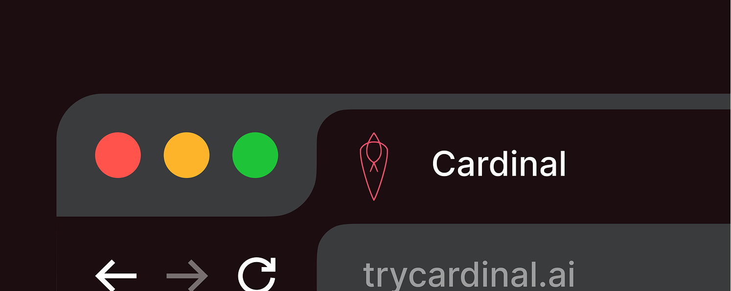 Cardinal AI brand identity — frame 6