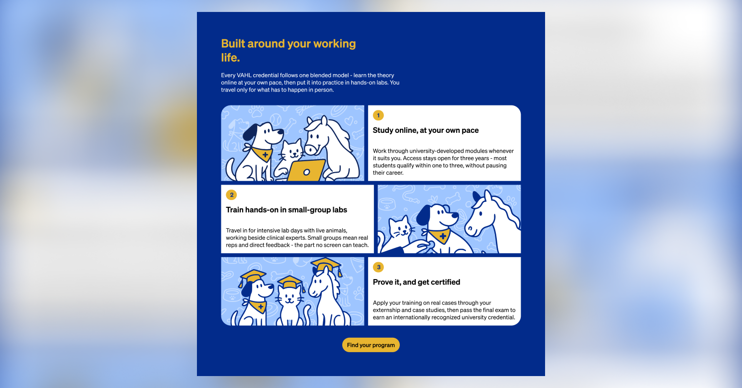 Vahl website — how it works